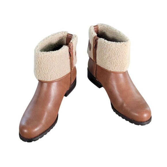 Style & Co. Beana2 Ankle Fashion Boots Sz 7W - Picture 1 of 10